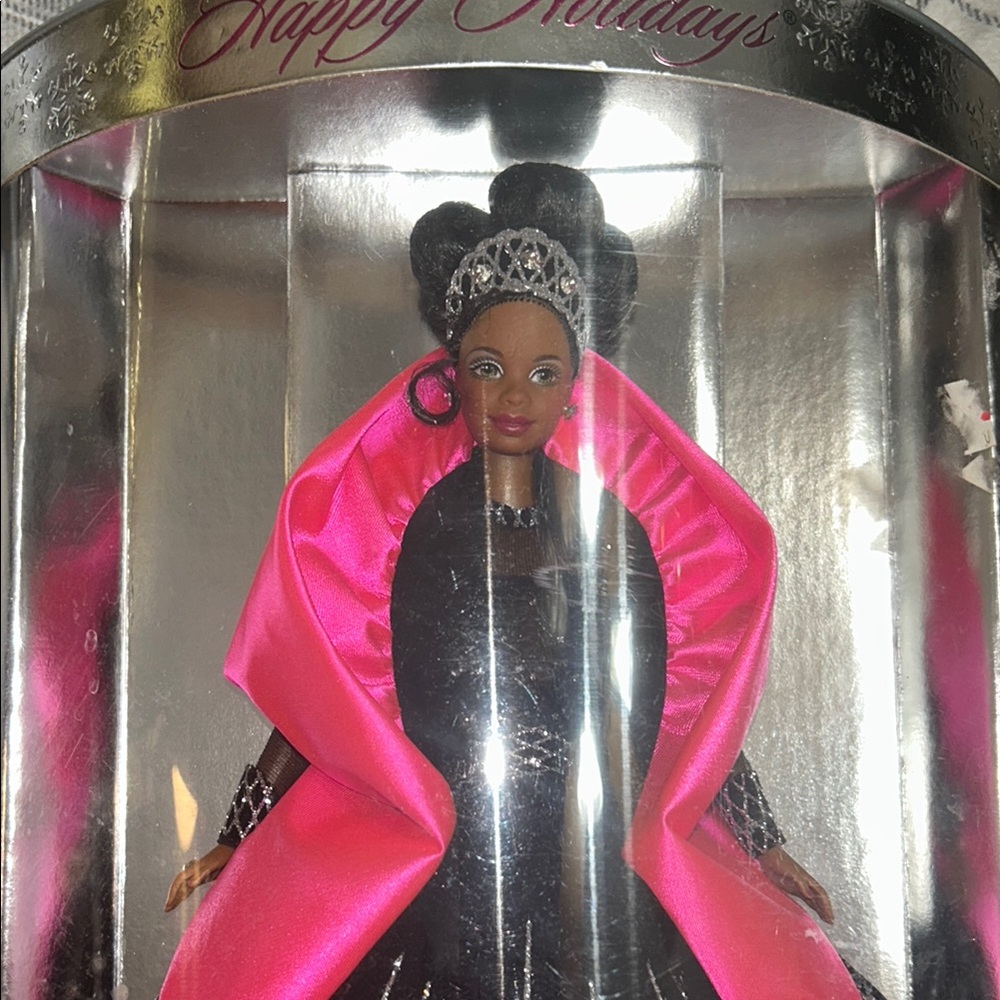 1998 African American Happy Holidays Barbie